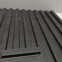 Art3d Slat Wall Panel, 3D Fluted Textured Panel 12-Tile 19.7 x 19.7in. - Black