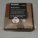Amazon Brand - Solimo Ristretto Capsules, Dark Roast, Compatible with Original Brewers, Pack of 1x50 Capsule (50 count), Best Before 05/09/2026