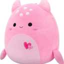 Squishmallows Original 12in Artin The Pink Loch Ness Monster with Hearts  Official Jazwares Valentine Plush (Medium)