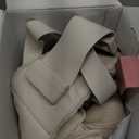 Momcozy Newborn Carrier WeeSnug- Lightweight and Cozy Comfort for 7-25 lbs, Ergonomic Cross-Back Support, Effortless to Put On, Hands-Free Baby Carrier with Lumbar Support, Khaki