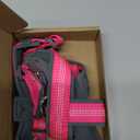 Plutus Pet No Pull Dog Harness, Adjustable Nylon Harness with Soft Padding, Reflective and Heavy Duty Dog Harness for Medium Dogs(Hot Pink, M)