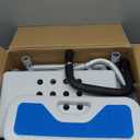 Extended Bath Tub Transfer Shower Bench for Inside Shower Bathtub to Sit On Chair Bathtubs Safety Seating Stool for Adults Handicap Seniors Elderly Disabled with Back Arms Bathroom Shower Stall