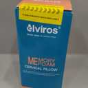 Elviros Cervical Memory Foam Pillows for Neck and Shoulder Pain, Neck Pillow for Sleeping, Side Sleeper Pillows for Adults, Ergonomic Orthopedic Sleeping for Back and Stomach Sleepers