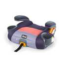 Chicco GoFit ClearTex Plus Backless Booster Car Seat, Latch Attachment, Quick-Release Latch Removal, Portable Car Booster Seat for Children at Least 4 Years Old and 40-110 lbs, Sunset/Purple