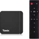 Android 11.0 TV Box, Tanix W2 Pro Amlogic S905W2 Quad Core RAM 4GB ROM 64GB Dual WiFi 2.4G/ 5.8G BT4.2 4K 6K AV1 Home Smart Media Player Set top Box