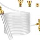 GADFISH Gravel Vacuum for Aquarium Water Changer Fish Tank Cleaning Tools, Siphon Universal Quick Pump Aquarium Water Changing (50ft)