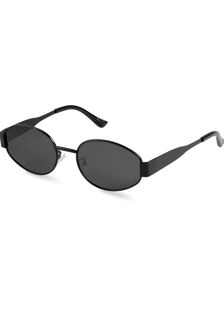 livho 2025 Trendy Oval Sunglasses - Stylish Polarized Shades for Everyday - Retro Metal Frames