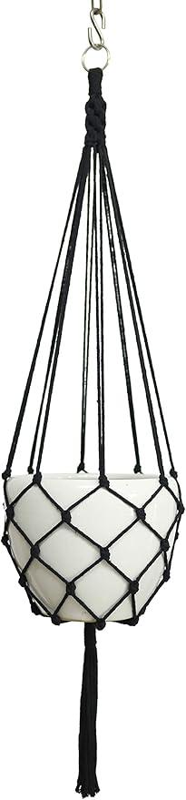 Woven Planter Hanger 40IN Black
