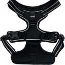 Muttluks, MuTTravel Comfort Zone No-Pull Dog Harness with 2 Leash Attachments, Reflective and Padded for Training and Everyday (Small, Black)