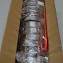 DATANYA 12Packs 4 Inch English Muffin Rings Crumpet Rings Stainless Steel Double Rolled Tart Rings, Round Metal Cooking Pastry Ring Molds for Crumpets baking