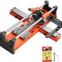 VEVOR 24-Inch Manual Tile Cutter, Upgraded Sliding Head Cutting Tool with Spring-Loaded Base, Angle Fence, Tungsten Carbide Cutting Wheel, Alignment Guide, for DIY Pros, Ceramic, Floor, Wall Tiles