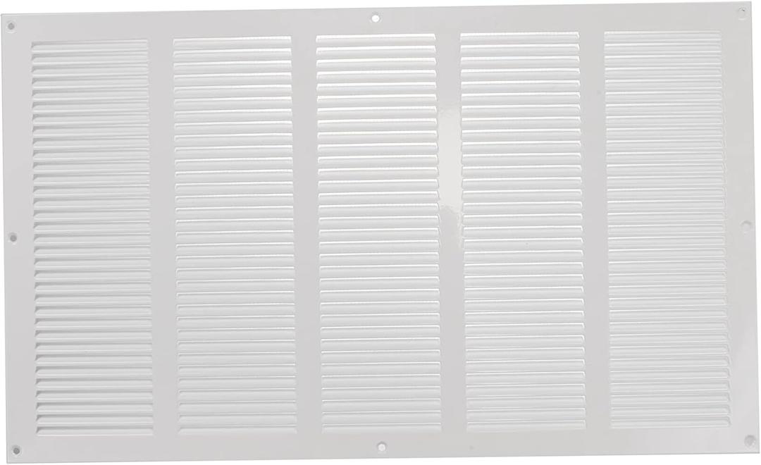 Repa Market White Air Vent Cover 22*12 inch" Inch (Outer Dimensions) - Steel Return Air Grilles - for Ceiling and Sidewall - HVAC - with Protection Screen (19.68" x 11.81" Inch)