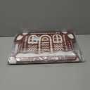 8 Pcs Jumbo Gingerbread Christmas Outdoor Decor Felt Mats-20 Inch Xmas Ornaments for Classroom Home Office Yard Porch Farmhouse Rustic Xmas Tree Wall Decoration(Gingerbread House)
