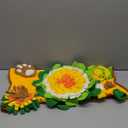 Snuffle Mat for Dogs, Pet Snuffle Mat for Small and Medium Dogs, Interactive Sniff Mat Feeding Mat for Puppies, Slow Feeder Dog Treat Mat for Training and Stress Relief (Bone Shape) (Orange, 17 x 25 inches)