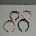 Huachi Headbands for Women Non Slip Trendy Headbands for Womens Hair 1 inch Wide Cute Headband for Girls, Fall Head Bands Elastic Hair Bands for Womens Fashion Accessories for Women 4PCS (Multicolor)