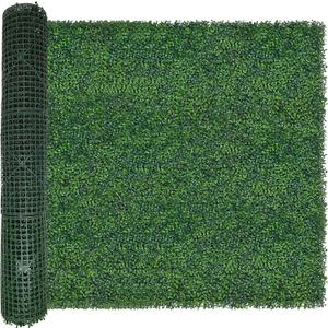 ODTORY Artificial Boxwood Roll,48x120 in (40 sqft) UV-Anti Faux Ivy Boxwood Hedge Leaf Grass Wall for Patio Balcony Privacy, Garden, Backyard Greenery Wall Backdrop and Fence Decor