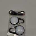 2 Pack Dog Collar Light, 4 Modes Clip On Dog Lights for Night Walking, Glow in The Dark LED Pet Collar Charm, Rechargeable Pet Camping Essentials for Nighttime Running, Cycling, Hiking(Black)