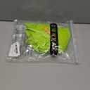 Dwnval Womens Summer Sexy Square Neck Tops Double Lined Short Sleeve Shirts Slim Fit Crop Top (2# Neon Green)