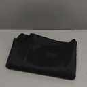 sancua Round Tablecloth - 60 Inch (Fits 20-48 Inch Tables), Water Resistant Spill Proof Washable Polyester Table Cloth Decorative Fabric Table Cover for Dining, Buffet Parties and Camping, Black