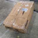 Utility Service Cart 2 Shelf - 880lbs Capacity Heavy-Duty Plastic Rolling Utility Carts with 5 of 360° Swivel Wheels and Handle, Large Service Cart for Groceries, Warehouse, Garage 43.5''x25.6''