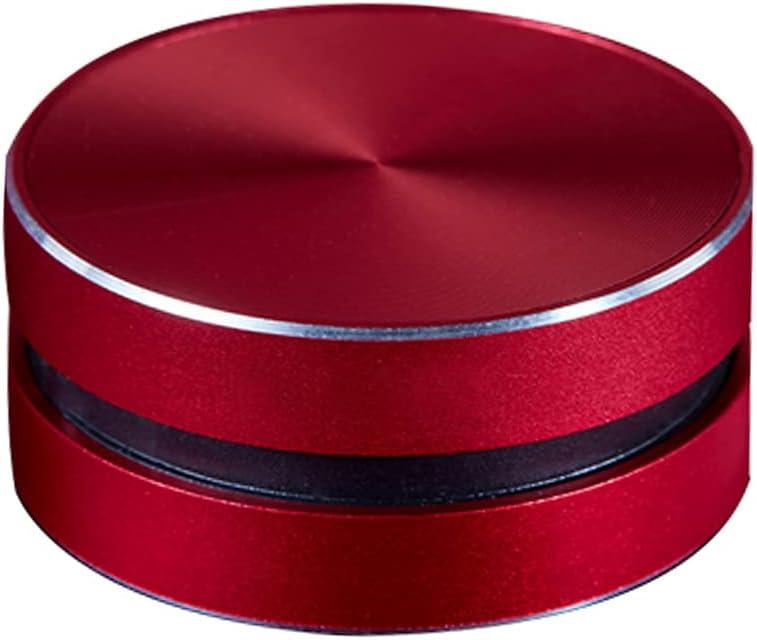 Wirelessly BT Mini Speaker Bone Conduction Portable Wireless Speaker Stereo Bass Sound Creative Portable Speaker Mini Size Music Player Built-in Mic Sound Box (1 Pack, Red)