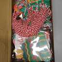 40 PCS Wooden Christmas Ornaments, 20 Styles Printed Christmas Tree Hanging Ornaments with Strings, Holiday Party Favors, Gift Tags, Stocking Stuffers, Christmas Home Decor (Multicolor Mix)