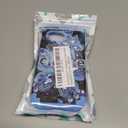 2 x Miqala for Google Pixel 9a Case,Glow in The Dark Three Layer Heavy Duty Shockproof Full Body Protection Hard Plastic Bumper+Soft Silicone Case for Google Pixel 9a,Deep Blue