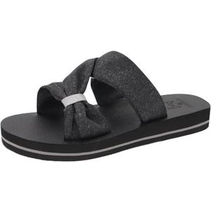 KuaiLu Womens Sandals Black Size 7.5 (Black)