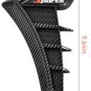 Air Flow Intake Hole Grille Universal Car Fender Side Vents, Side Marker Air Wing Vent Trim Cover  Fender Decorative SpoilerThe Whole Back is Double-Sided Glue (Carbon Fiber Black)