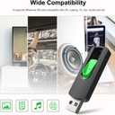 128GB Flash Drive Aiibe USB Flash Drive 128 GB Thumb Drive USB 2.0 Memory Stick Zip Drive Backup Jump Drive Single 128GB 128G USB Drive for PC Laptop