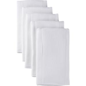 Gerber Unisex Baby Boys Girls Gauze Prefold Cloth Diapers Multipack White 5 Pack