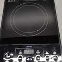 Mueller RapidTherm Portable Induction Cooktop,1800W Single Burner Hot Plate with 8 Power Levels, 8 Temperature Settings, 4 Presets, 4-Hour Timer, Auto Shut-Off & Child Lock for RV, Dorm, Small Kitchen