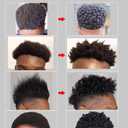 5 Pcs Curl Brush Set - Magic Twist Brush, Sponge Hair Pick for Men and Women (Blend) (Red)