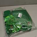 YQUQWN 10 Pcs St. Patricks Day Costume Accessories Set Leprechaun Outfit with Shamrock Hat Sequined Vest Bow Tie Glasses Necklace & Green Party Parade Decorations