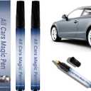 2PCS All Cars Magic Pen for Car Scratches, Quick Paint Scratch Repair Magic Car Scratch Removal Pen Flawless for All Vehicles, Easy Use Weatherproof Lasting Fits All Cars Colors