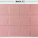 Large Cork Board Alternative - 47"x35" 12 Pack Felt Wall Tiles with Safe Removable Adhesive Tabs, Cork Wall Tiles Cork Board for Home Office Pin Board Tack Board 48 x 36 - Pink (Flat-12panels)