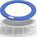 LANGXUN Universal Trampoline Repalcement Safety Pad, 10ft Waterproof Surround Spring Foam Cover for Round Frame