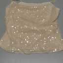 SOLY HUX Women's Glitter Sequin Cami Tops Spaghetti Strap Camisole Sleeveless Party Clubwear Top, S
