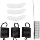 Washing Machine Kit 3 pcs Suspension Spring WP63907 & 1 pcs Counterweight Counter Balance W10250667 & 3 pcs Tub Wear Pad 285744 for Whirlpool Washer