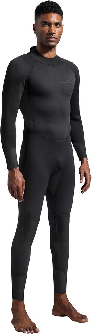 Dark Lightning Wetsuits for Men and Women, Mens/Womens Wet Suit for Cold Water, 3/2mm Wetsuit for Diving Surfing Snorkeling Kayaking Water Sports (X-Large)