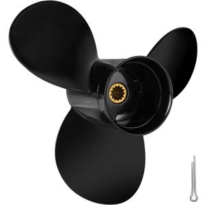 9 1/4 x 10 OEM Upgrade Aluminum Outboard Boat Propeller for BRP Johnson EVINRUDE OMC Stern Drive 8 9.9 15HP 9.25x10 Prop 13 Spline Tooth RH