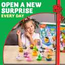 JOYIN 2025 Christmas Advent Calendar Ducks, Rubber Ducks for Boys Girls Kids and Toddlers, Party Favor Xmas Gifts, Rubber Ducky Bath Toys, Kids Xmas Fun Ducks, 24 Days Christmas Countdown