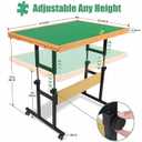 ALL4JIG 1500 Piece Puzzle Table with Legs, 24.53"x33.19"Adjustable Puzzle Table, 3-Tilting-Angle Portable Wooden Puzzle Board with 4 Drawers&Cover,Drafting&Laptop Table for Couch,for Bricks Building, Medium-1500