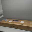 HARDURA Stainless Steel Commercial Work Table with Wheels Prep & Work Metal Table 3012 Inches Heavy Duty NSF with Casters and 2" Backsplash