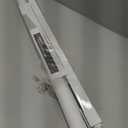 LazBlinds No Drill Blackout Roller Shades, 35" W x 72" H, White