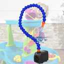Water Table Pump, ETL Certified Power Cable, Kids Water Table Accessories Funny Summer Outdoor Splash Water Game Toys for Kids 7 (Blue)