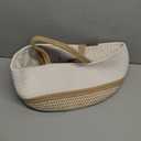 Mila Millie Baby Large Cotton Rope Diaper Caddy,Organizer Storage Bin for Nursery Essentials,100% Natural Cotton,Eco friendly (White & Biege) 15.5x10x7 Inch (Pack of 1)