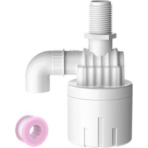 Water Float Valve 3/4 Inch Water Level Controller Built-In Water Tank Upgrade Float Valve for Livestock Tanks,Cistern,Toilet (1pcs 3/4" top inner)