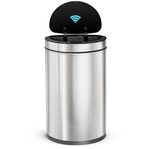 Home Zone Living 13 Gallon Motion Sensor Trash Can with Automatic Lid