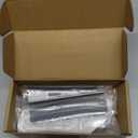 Ravinte Hardware 6 Pack Black Cabinet Handles, 5.9 Inch (150mm) Finger Edge Pulls, 5 Inch Hole Center, Finger Pulls for Cabinets